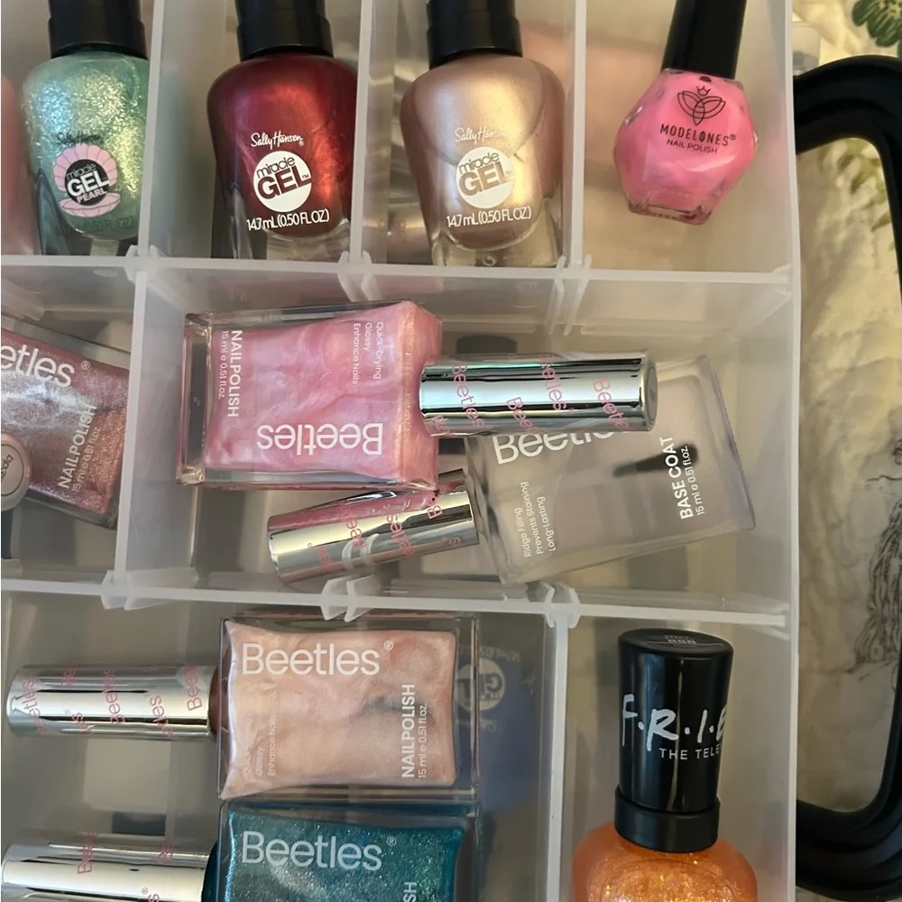 Nail Polish w/ Organizer 51 bottles, All New